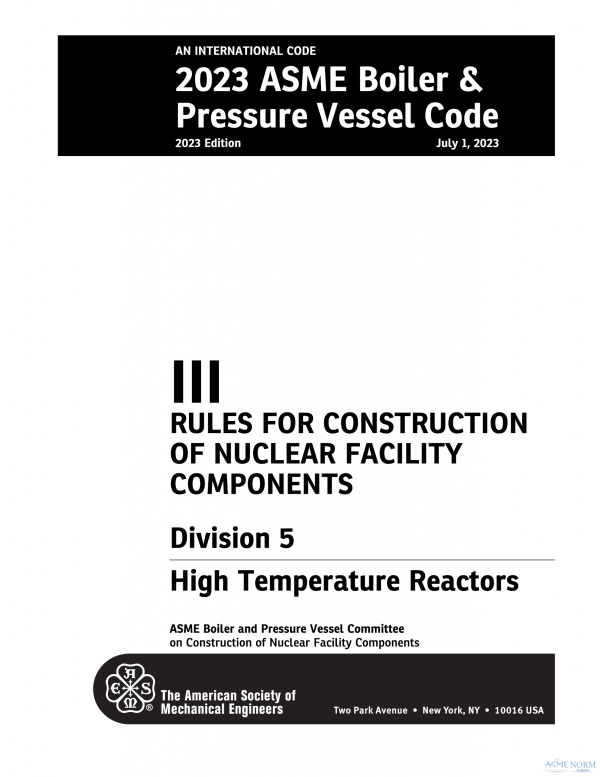ASME BPVC.III.5 (ASME BPVC Section 3 Division 5)PDF