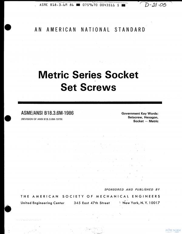 ASME B18.3.6M PDF