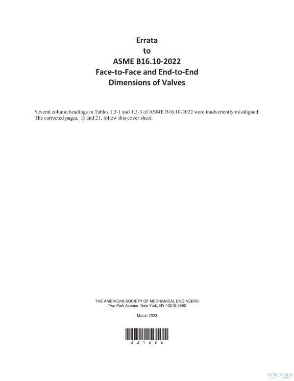ASME B16.10 PDF