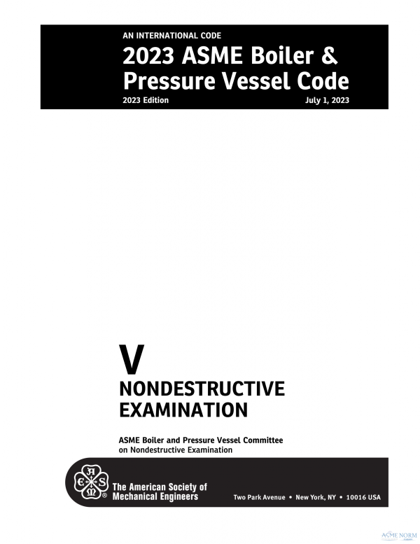 ASME BPVC.V (ASME BPVC Section 5) PDF