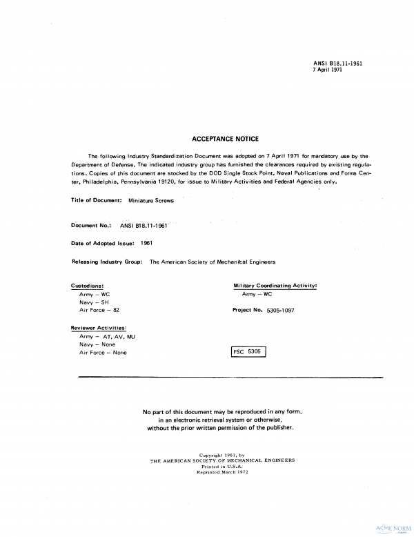 ASME B18.11 PDF