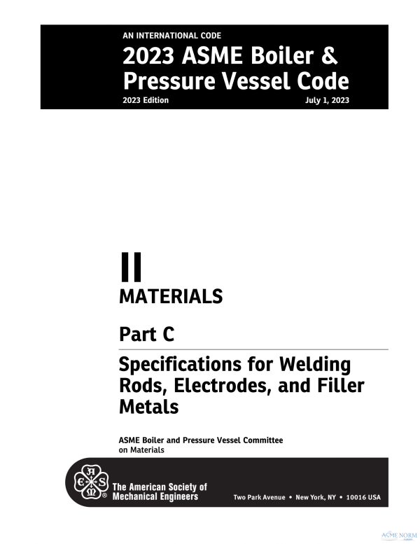 ASME BPVC.II.C (ASME BPVC Section II part C) PDF
