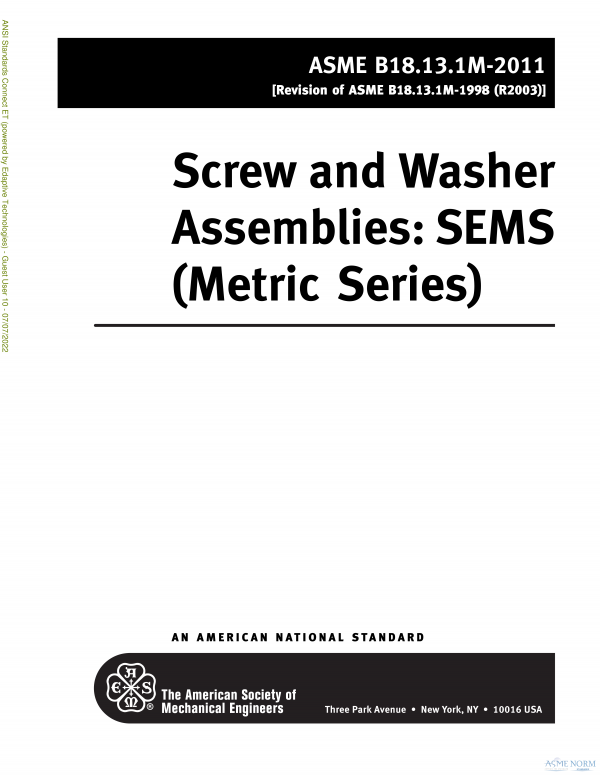 ASME B18.13.1M PDF