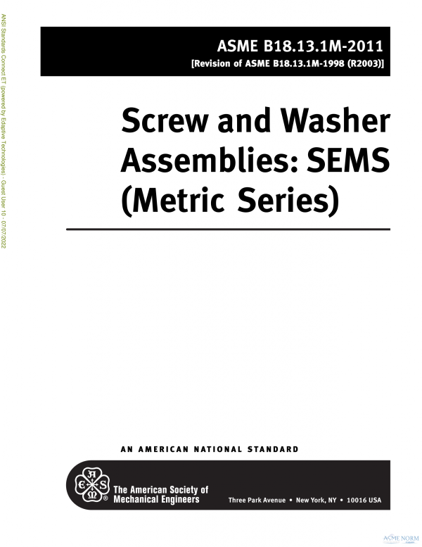 ASME B18.13.1M PDF