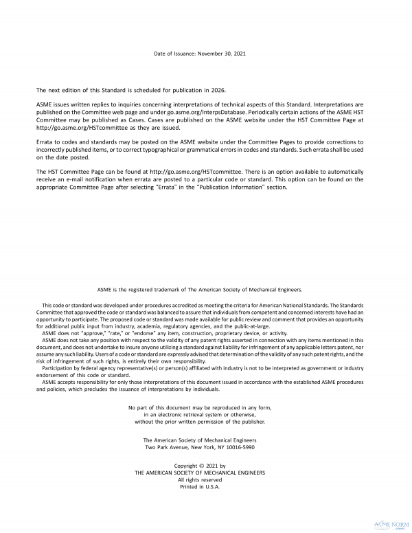 ASME HST-4 PDF