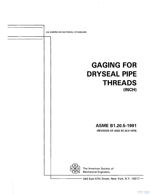 ASME B1.20.5 PDF