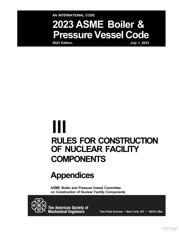 ASME BPVC.III.A (BPVC Section 3 Part A – Appendices) PDF