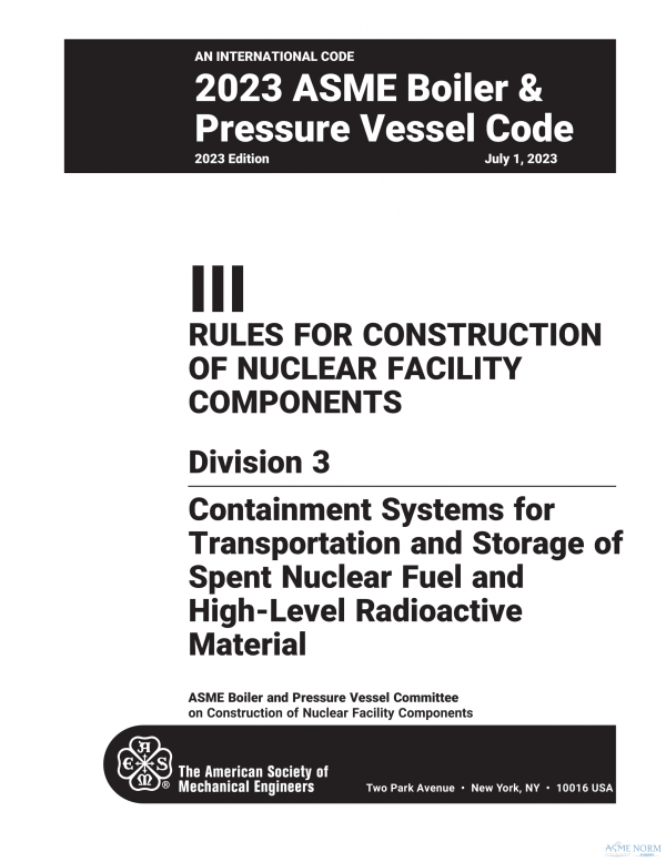 ASME BPVC.III.3 (ASME BPVC Section 3 Division 3) PDF