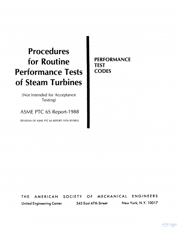 ASME PTC 6S PDF