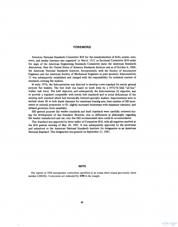 ASME B18.22M PDF