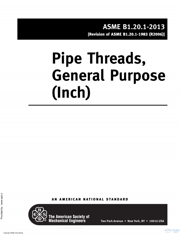 ASME B1.20.1 PDF