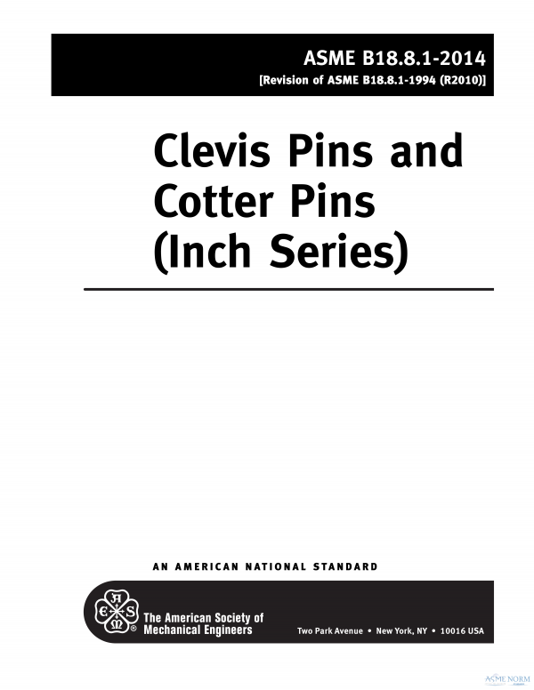 ASME B18.8.1 PDF