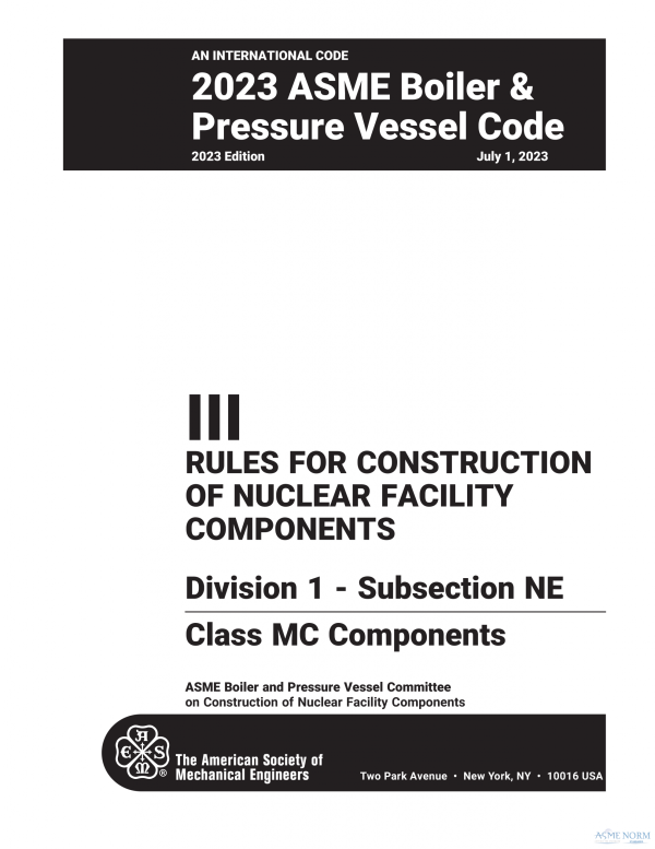 ASME BPVC.III.1.NE (ASME BPVC Section 3 Division 1 NE) PDF