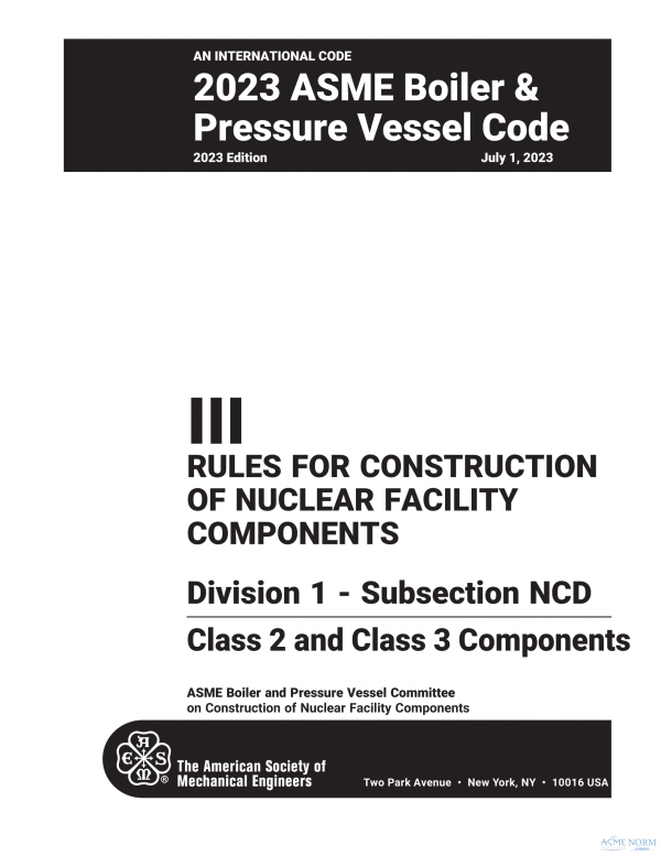 ASME BPVC.III.1.NCD (ASME BPVC Section III Division 1 Subsection NCD) PDF