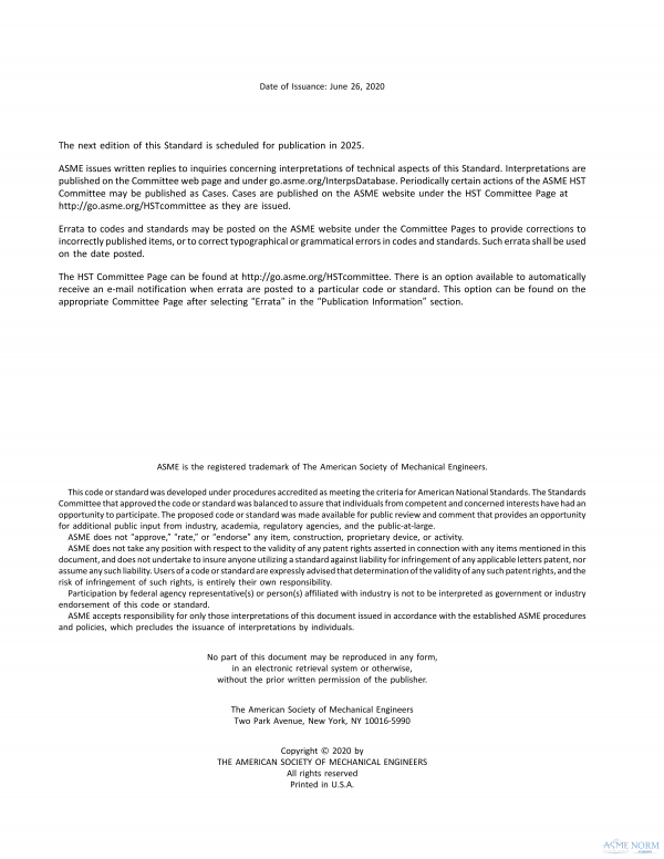 ASME HST-5 PDF