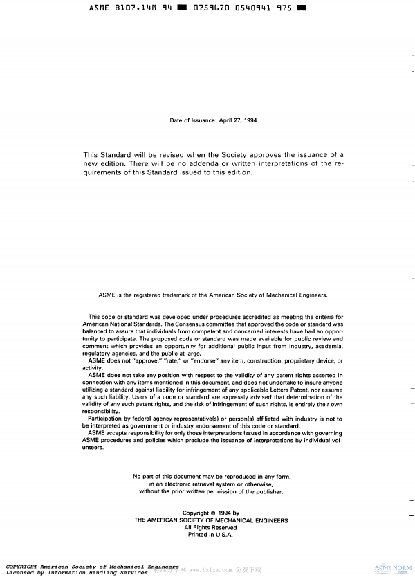 ASME B107.14M PDF