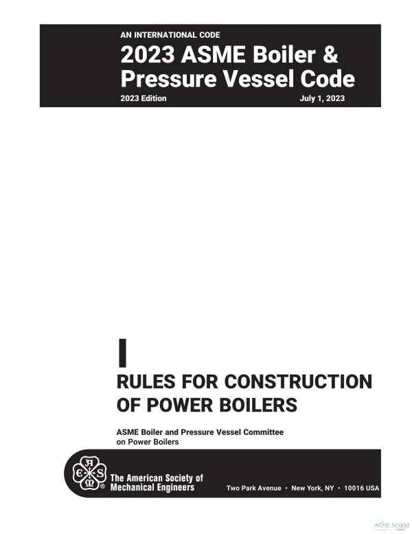 ASME BPVC.I (ASME BPVC Section I) PDF