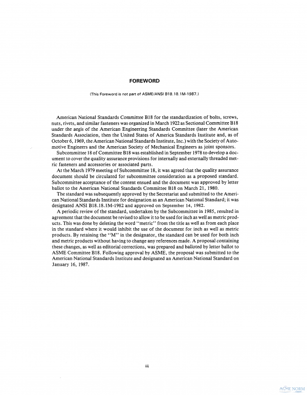 ASME B18.18.1 PDF