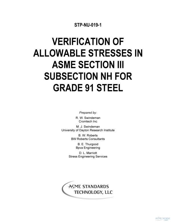 ASME STP-NU-019-1 PDF