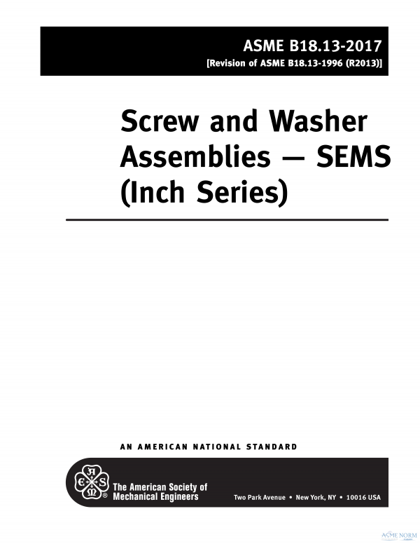 ASME B18.13 PDF