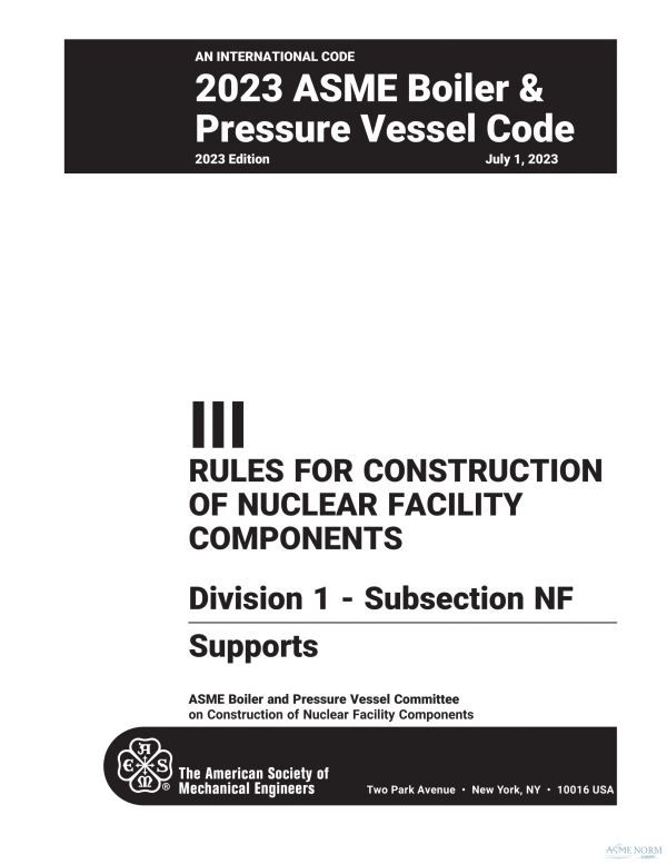 ASME BPVC.III.1.NF (ASME BPVC Section 3 Division 1 NF) PDF
