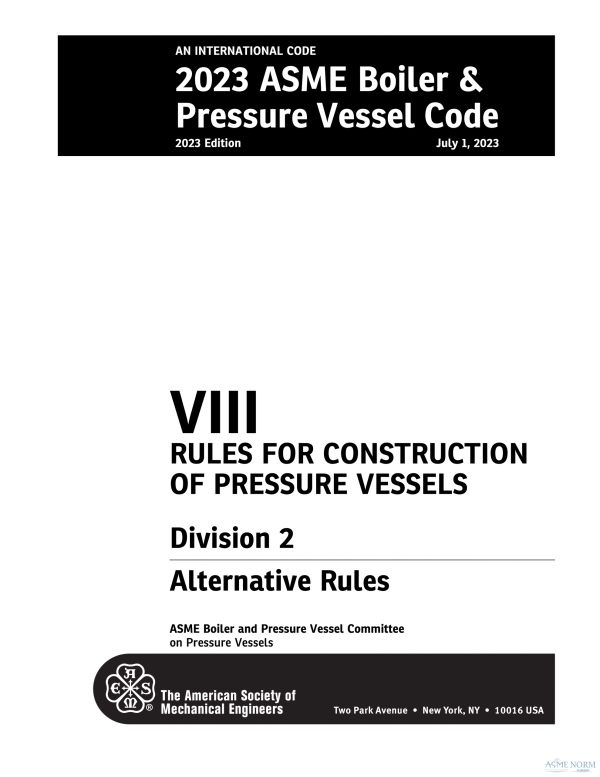 ASME BPVC.VIII.2 (ASME BPVC Section 8 Division 2) PDF