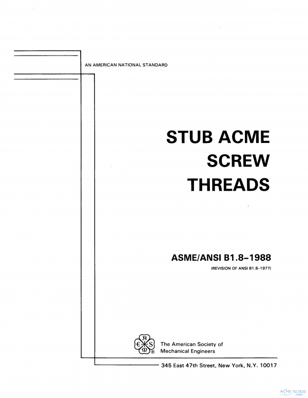 ASME B1.8 PDF