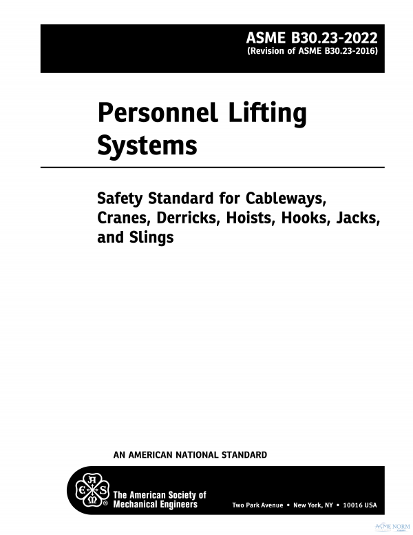 ASME B30.23 PDF