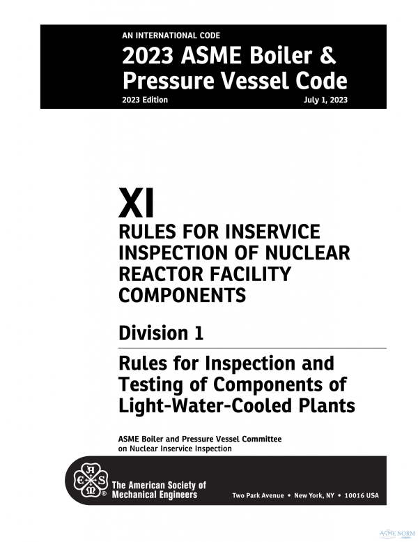 ASME BPVC.XI.1 (ASME BPVC  Section 11 Division 1) PDF