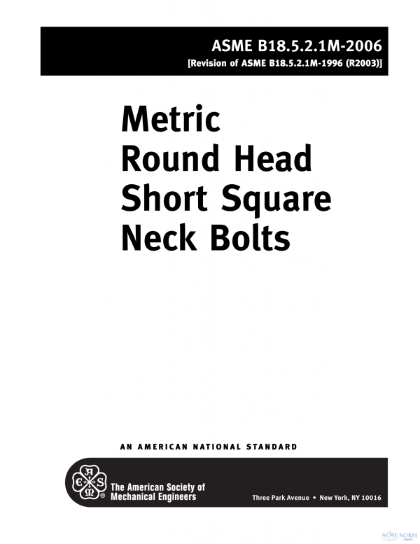 ASME B18.5.2.1M PDF