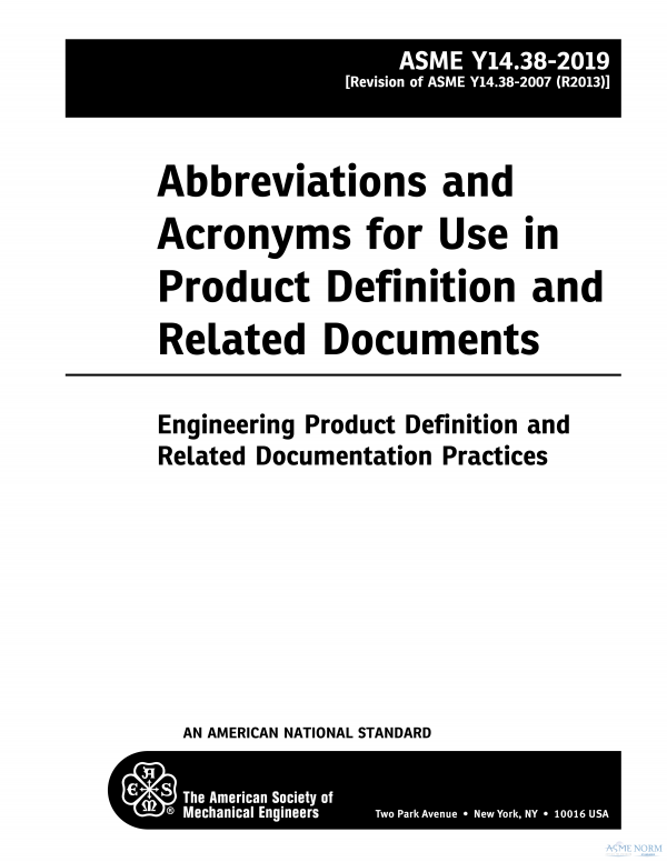ASME Y14.38 PDF