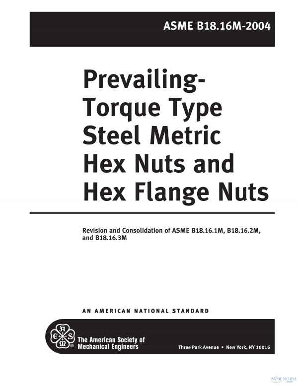 ASME B18.16M PDF